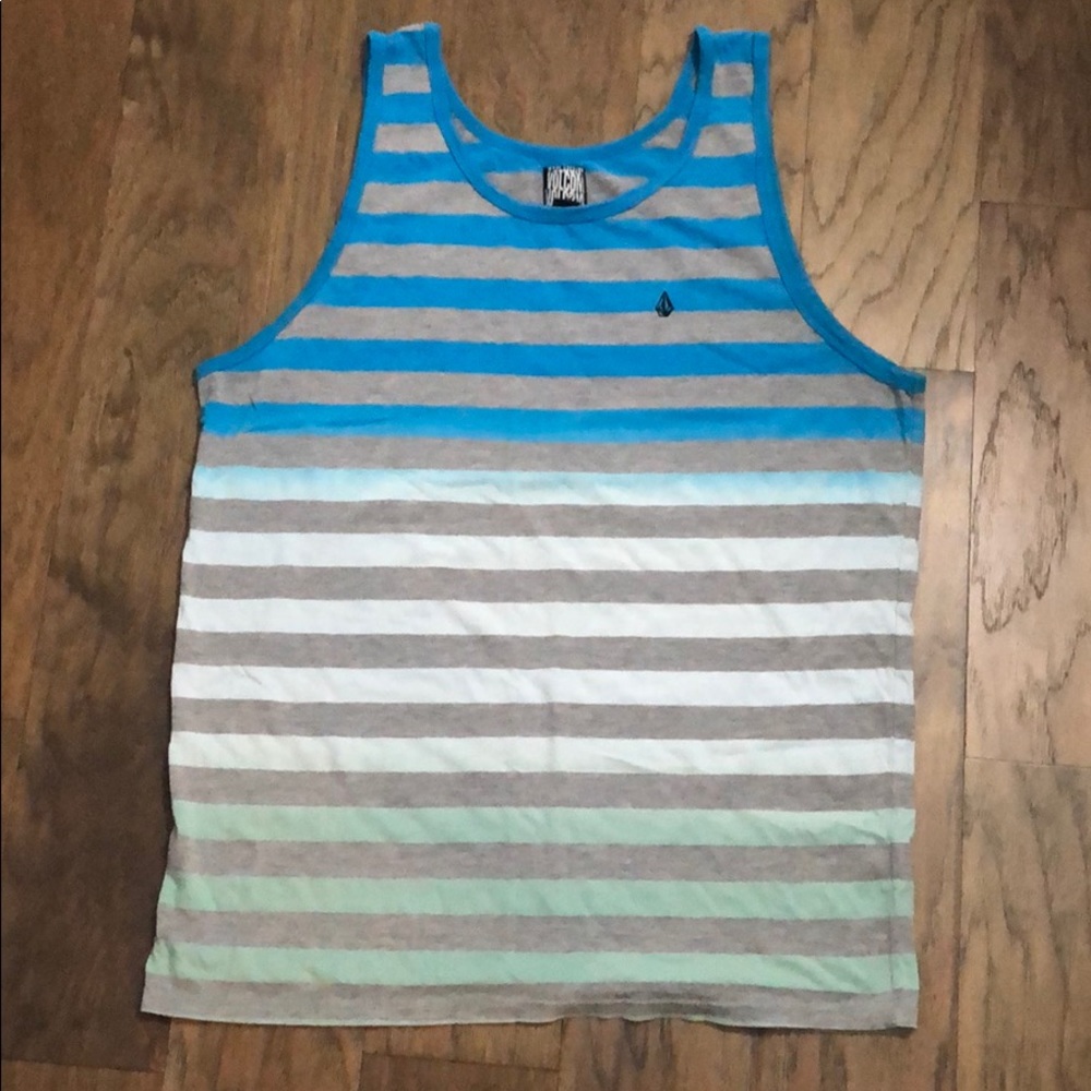 Volcom Tank Top - Blue / Grey